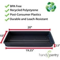 thumbnail image 3 of 5-Pack 1020 Garden Growing Trays without Drain Holes - 10" x 20" Plastic Plant Trays No Holes - Wheatgrass Sprouting Tray, Microgreens Seed Tray, Hydroponic Trays, Nursery Flats, & Greenhouse Supplie, 3 of 7