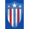 thumbnail image 2 of Boy's Marvel Avengers Captain America USO Shield Graphic Tee Royal Blue X Large, 2 of 5