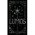 thumbnail image 2 of Junior's Harry Potter Lumos Happiness Spell  Graphic Tee Black X Large, 2 of 3