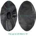 thumbnail image 2 of Couvre-chaussures Antidérapants Réutilisables Couvre-Chaussures Imperméables (Noir) (2 Pcs) Niuniu, 2 of 4