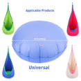 thumbnail image 4 of YAERSI Kids Pod Swing Hammock Pod Chair Replacement Inflatable Cushion,Hammock Chair Swing Thicken PVC Inflatable Cushions (Blue), 4 of 6