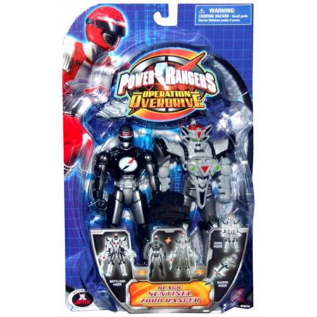 Power Rangers Operation Overdrive Black Sentinel Zord Ranger Action Figure