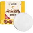 thumbnail image 1 of Katbite 4 Inch 200Pcs Parchment Paper Rounds Heavy Duty 45gsm (8 Sizes 4\u201d-12") - Patty Paper for Burgers & Sliders - Pre-Cut Baking Sheets - White, 1 of 7