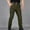 Army Green, variant on Men Stretchy Lightweight Tactical Pants Elastic Waist Casual Multi-pocket Sports Trousers Slim Fit Cargo Pants