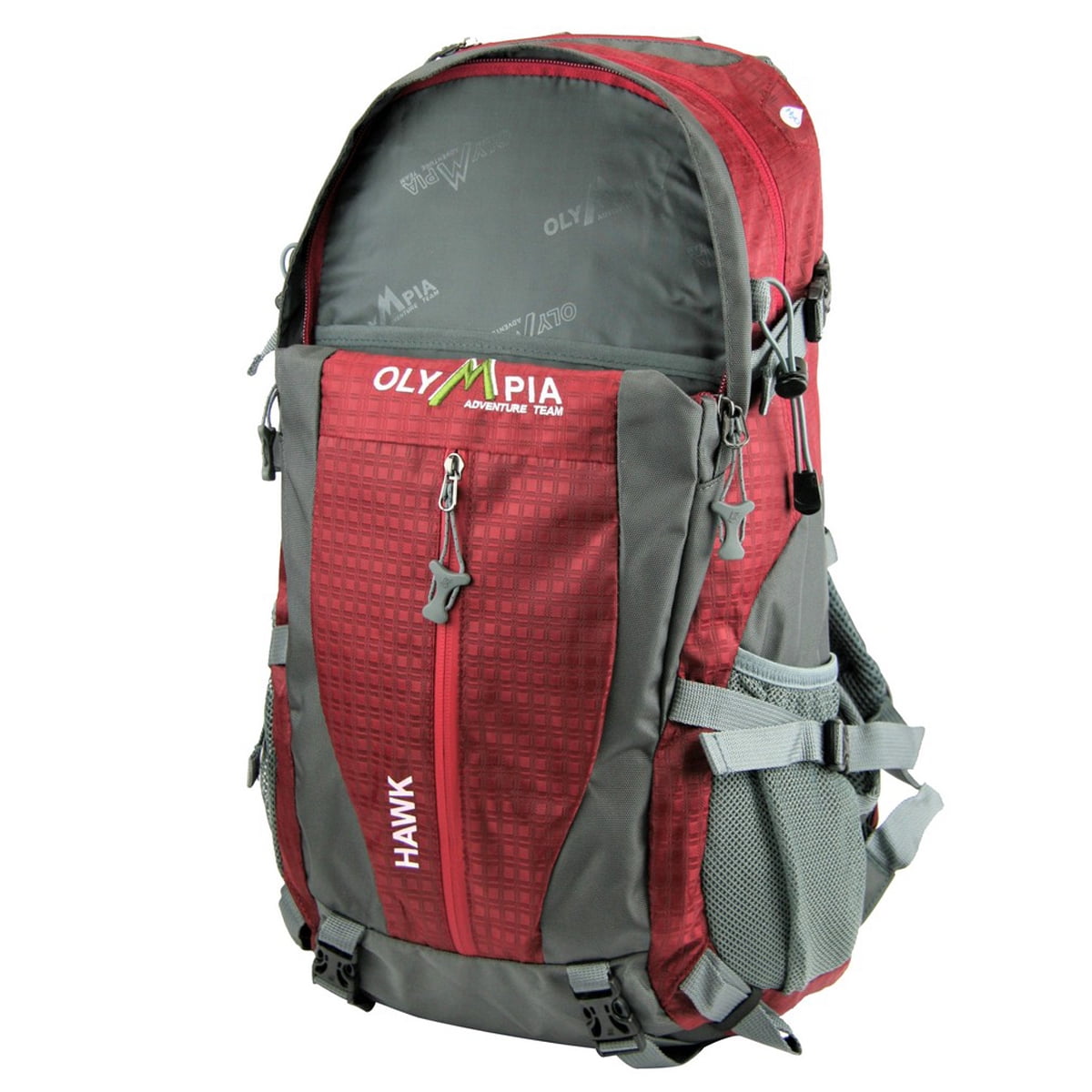 Wine Red Olympia Hawk 32L Hiking Hiking Backpack with Built in