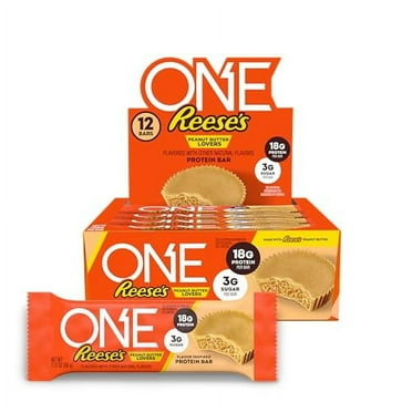 One Reese's Peanut Butter Lovers Protein Bar 12 - 2.12 oz Bars