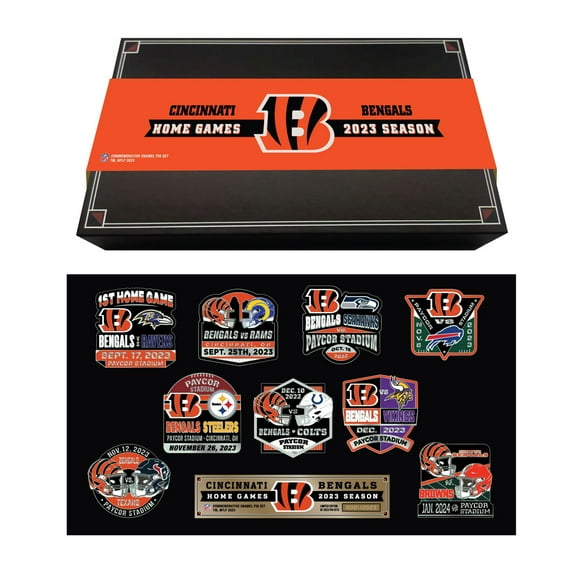 MOJO Cincinnati Bengals 2023 Game Day Pin Collector Set