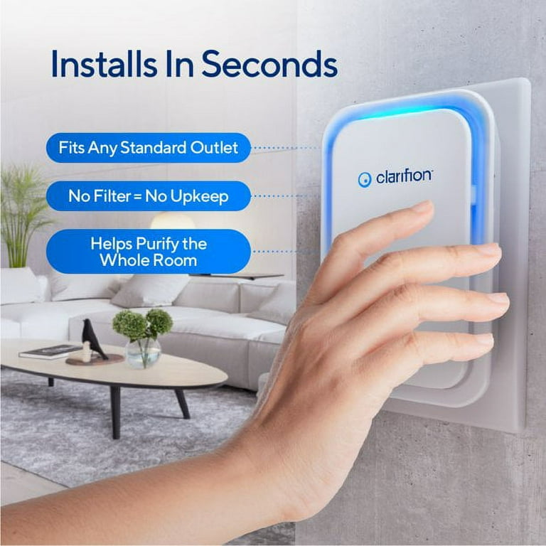 Clarifion negative ion generator with highest output filterless mobile ionizer stores discount