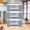 Gray, variant on AMAK INC Clothes Storage Box with Zip & Transparent Window | Foldable Fabric Wardrobe Organizer for Saree, Blankets, Clothes & Bedsheets | Dustproof Closet Storage Bag Pack of 03
