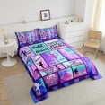 thumbnail image 4 of Erosebridal Ballet Dancing Bedding King Comforter Set, Gymnastics Down Comforter, Patchwork Room Decor, Reversible 3-Piece, 4 of 8