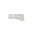 thumbnail image 3 of Meridian Furniture Arc Cream Boucle Fabric Modular Sectional, 3 of 9