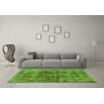 thumbnail image 3 of Ahgly Company Indoor Round Oriental Green Industrial Area Rugs, 8' Round, 3 of 4