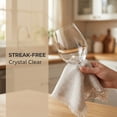 thumbnail image 5 of REGALWOVEN 2 Pack Cotton Linen Kitchen Towels, Solid Color Fringed Dish Towels, Soft Absorbent Hand Towels Apricot 18" x 18", 5 of 7