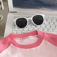 thumbnail image 5 of Emitonse Toddler Girls Long Sleeve T Shirt Unisex Baby Girls Boys Infant Toddler Long Sleeve T Shirts Graphic Cartoon Cute Print Crewneck Tee Pink,Size 3-4 Years, 5 of 6