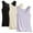Grey, variant on Women's 3 Pack Halter Neck Ice Vest Under $15 Sleeveless Base Shirt Back Y-Strap Asymmetric Front Cutout Reversible Cooling Summer Undershirt 2026