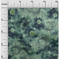 thumbnail image 2 of oneOone Cotton Jersey Dark Green Fabric Abstract Floral Sewing Fabric By The Yard Printed Diy Clothing Sewing Supplies 58 Inch Wide, 2 of 5