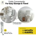 thumbnail image 2 of Toilet Safety Rail - Adjustable Detachable Toilet Safety Frame with Handles Heavy-Duty Toilet Safety Rails Stand Alone - Toilet Safety Rails for Elderly, Handicapped - Fits Most Toilets MedicalKingUsa, 2 of 7
