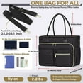 thumbnail image 4 of Teacher Toted Bag Work Laptop Bag with Cup Holder,Nurse Bag Professional Briefcases Business Computer Purses Handbag, 4 of 9