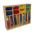 thumbnail image 2 of Childcraft Narrow Coat Locker, 8 Cubbies, 59-1/2 x 13-3/4 x 48 Inches, 2 of 5