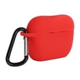 thumbnail image 3 of Funda protectora de silicona para auriculares IOS Pro/III, funda de carga para auriculares Bluetooth, color rojo, 3 of 5