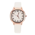 thumbnail image 1 of Mujeres de estilo retro Mujer reloj decorativa de pulsera PU correa de reloj de cuarzo de cuarzo., 1 of 4