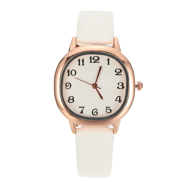Retro Style Women Watch Decorative Wristwatch PU Strap Watch Quartz Ladies Watch