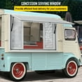 thumbnail image 2 of VEVOR Concession Window, 36 x 36 inch, Aluminum Alloy Food Truck Service Window with 4 Horizontal Sliding Screen Windows & Awning Door & Drag Hook, Serving Window for Food Trucks Concession Trailers, 2 of 9
