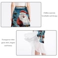 thumbnail image 2 of Snowman Stylish Chiffon Women's Summer Beach Dress with Polyester Straps, 2 of 6