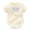 Beige, variant on Mlzmgr Infant Boys and Girls Clothes Short Sleeve Button Bowkont Crew Neck Ribbed Summer Casual Rompers Trendy Cute Outfits(18-24Months)