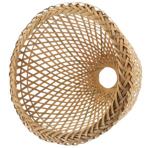MLINS 3pcs Bamboo Lamp Shade Vintage Lampshade for Floor Light Table Lamp Pendant Light