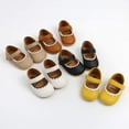 thumbnail image 2 of Baby Girls Mary Jane Flats with Bowknot Ballet Slippers Toddler First Walkers Infant Princess Wedding Christmas Dress Shoes, 2 of 6