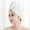 Blanc5, variante sur Serviette de Séchage des Cheveux / Enveloppe en Microfibre et Turban pour Séchage Rapide / Bonnet en Polyester Super Absorbant pour Femmes et Hommes / Accessoire de Soin des Cheveux après la Douche, Salle de Bain et Voyage