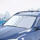 thumbnail image 1 of Parasol delantero plegable para parabrisas de coche Doble anillo | Bloqueador UV de aislamiento térmico | Tela recubierta de plata | Universal para camioneta sedán SUV | 57x31.4 pulgadas | Incluye, 1 of 8