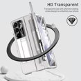 thumbnail image 4 of K-Lion for Samsung Galaxy Z Fold 5 Case with Pen Holder & Stylus, Full Body Hinge Protection Shockproof Protective Case Built-in Screen Protector Kickstand Cover for Samsung Galaxy Z Fold5,Clear, 4 of 8
