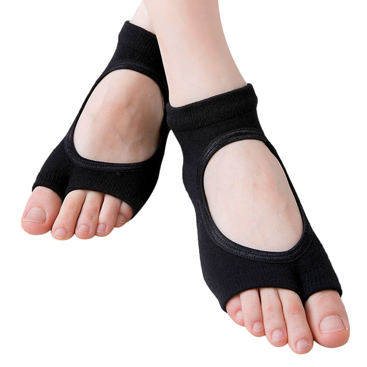 Gym Yoga Socks Non-Slip Split Toe Ankle 