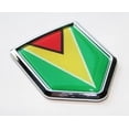 thumbnail image 1 of Guyana Flag Decal Car 3D Chrome Emblem Sticker, 1 of 1