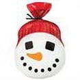 thumbnail image 2 of Smiling Snowman Shaped Cello Treat Bags With Twist Ties - 15 Pack (1912/9483), 2 of 2