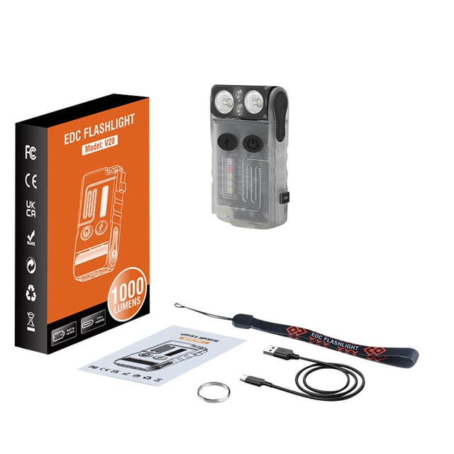 Hearth & Gear Fluorescent Mini Keychain Light With Side Light Strong Light Flashlight Rechargeable Function Work Light Xml2 Rechargeable Kids Hiking Gear Barber Bag Backpack Track Light Heads Glass