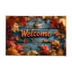 thumbnail image 2 of Felpudo decorativo con diseño de hojas de arce y calabaza de otoño para Halloween, Acción de Gracias, baño, cocina, porche, tiras largas, 2 of 5