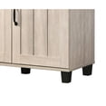 thumbnail image 3 of Benjara 45" 3 Door Sideboard Cabinet- 6 Shelves- 3 Door Handles- Ivory Gray, 3 of 7