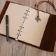thumbnail image 3 of Coil Notebook To-Do Lined Vintage Kraft Paper Notepad Leather Journal Creative A6 Spiral Book, 3 of 4