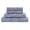 Melange Dark Blue, variant on Huba Homes Brielle Home 100% Cotton Jersey Knit Fashion Sheet Set queen Melange Dark Blue