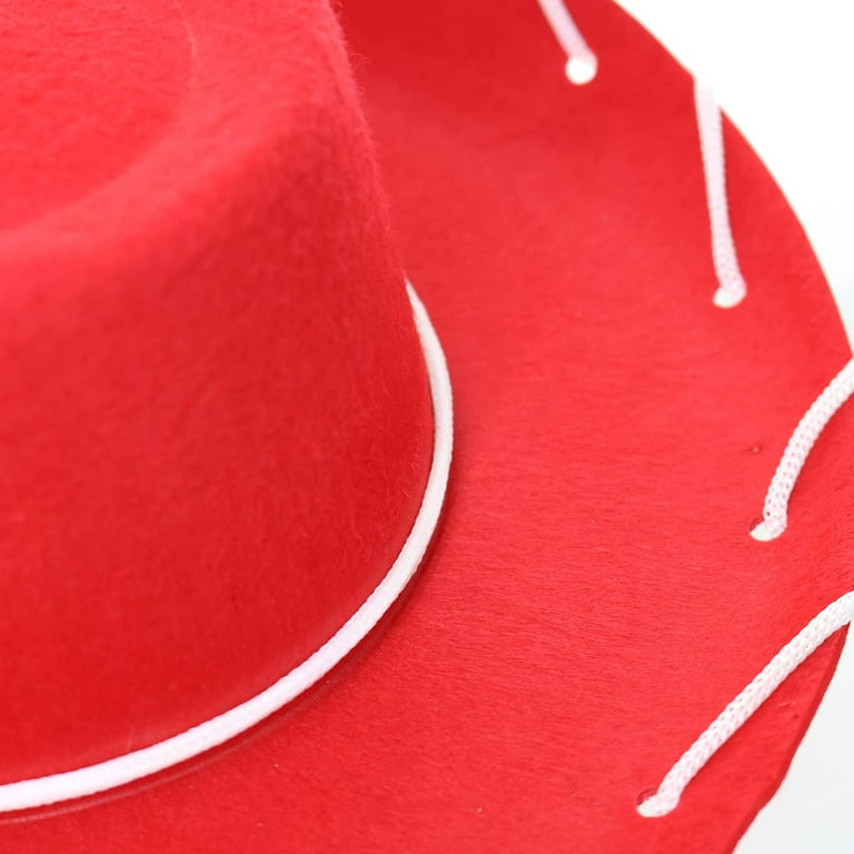 Cowgirl Stitched Hat Red Child Cowgirl Stitched Hat Red Child