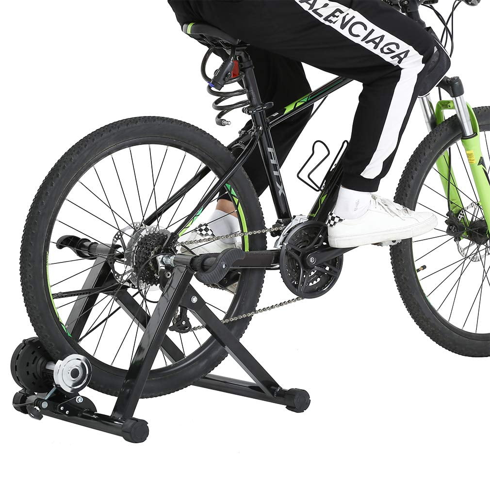 Non Slip Resistance Magnetic Indoor Bicycle Front wheel Heightening Pad b7e3 