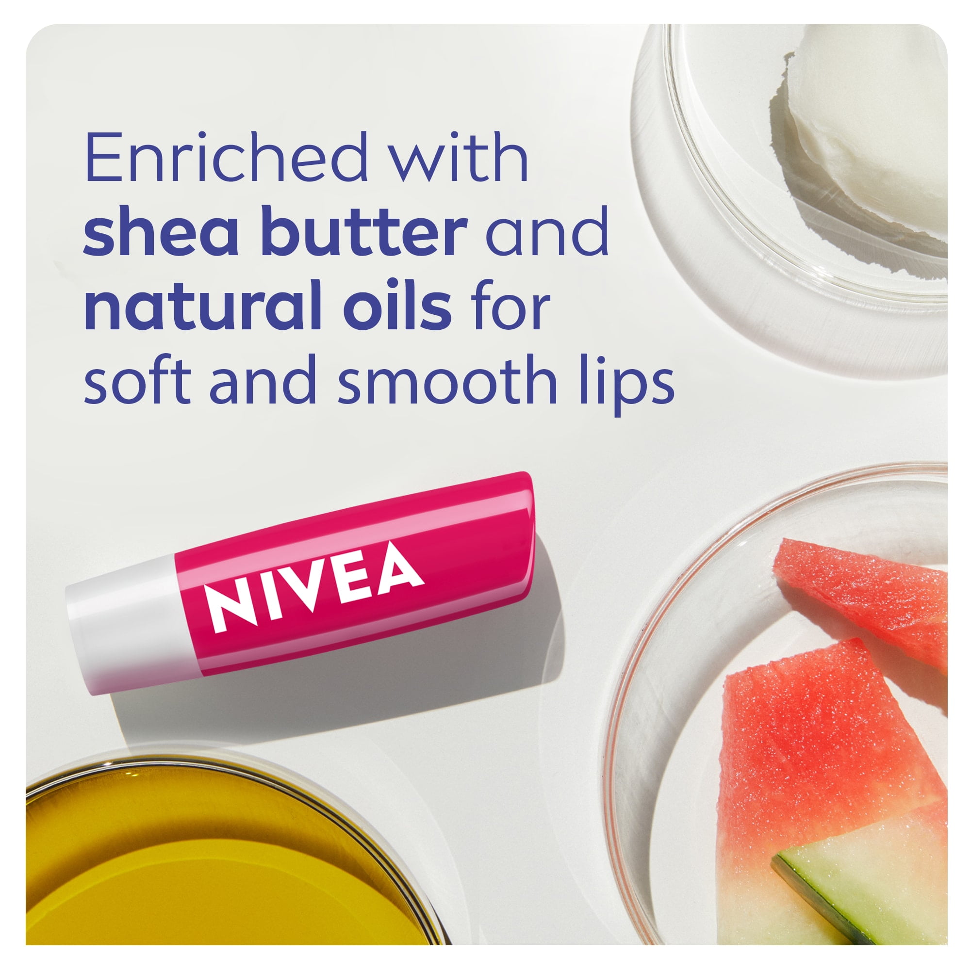 NIVEA Baume à Lèvres Pastèque Hydration 24h