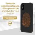 thumbnail image 2 of Case Yard Wooden Case for iPhone-XS-Max Soft TPU Silicone cover Slim Fit Shockproof Wood Protective Phone Cover for Girls Boys Men and Women Supports Wireless Charging Finger Print Design, 2 of 7