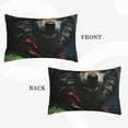 thumbnail image 2 of Daiia Vintage Wolf Warrior Bedding Waterproof Pillow Protector Zippered Queen – Bed Bug Proof Pillow Encasement-16"x24", 2 of 6