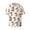Mushroom, variant on Mushroom Print Men's Wrinkle Free Untucked Cuban Shirt Business Casual Button Down Shirts Short Sleeve Shirt