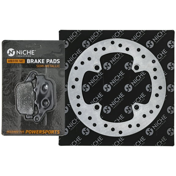 Niche Rear Right Brake Rotor Pad Kit for Honda 43351-KZ1-770 Motorcycle MK1007508