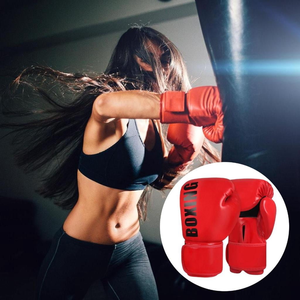 Yihuala 6/8/10/12oz Boxing Gloves Fight Training Gloves Kickboxing Gloves Punching Gloves Heavy Bag Gloves for Sport